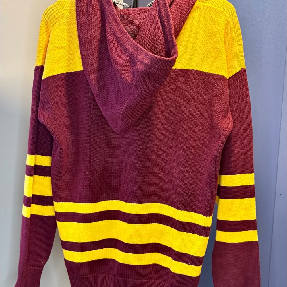 Bruzer women’s Vintage Minnesota Maroon and Yellow Sweater - Picture 2 of 5
